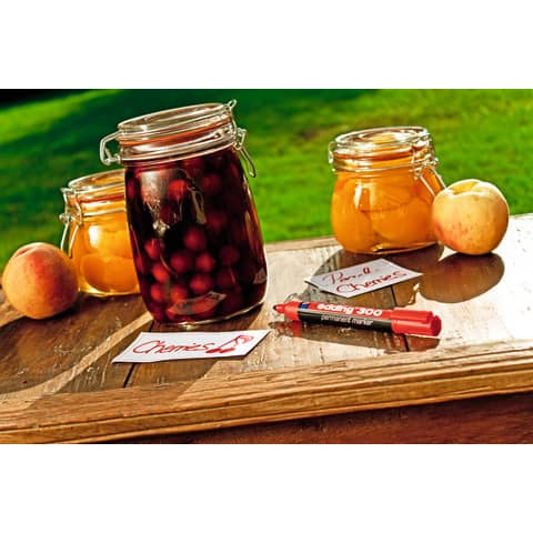 Marcatore permanente edding 300 punta tonda 1,5-3 mm rosso E-300 002